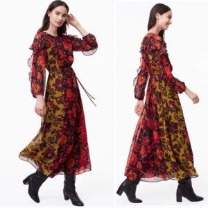 Loft maxi dress size Large